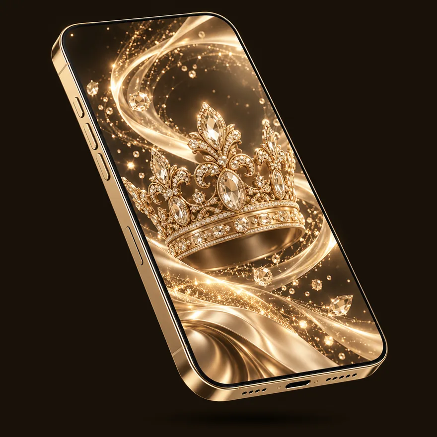 Smartphone with crown — Shambala