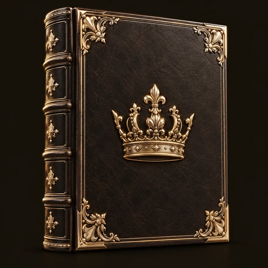 Ornate royal book — Shambala