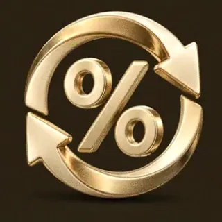 Percent cycle icon — Shambala