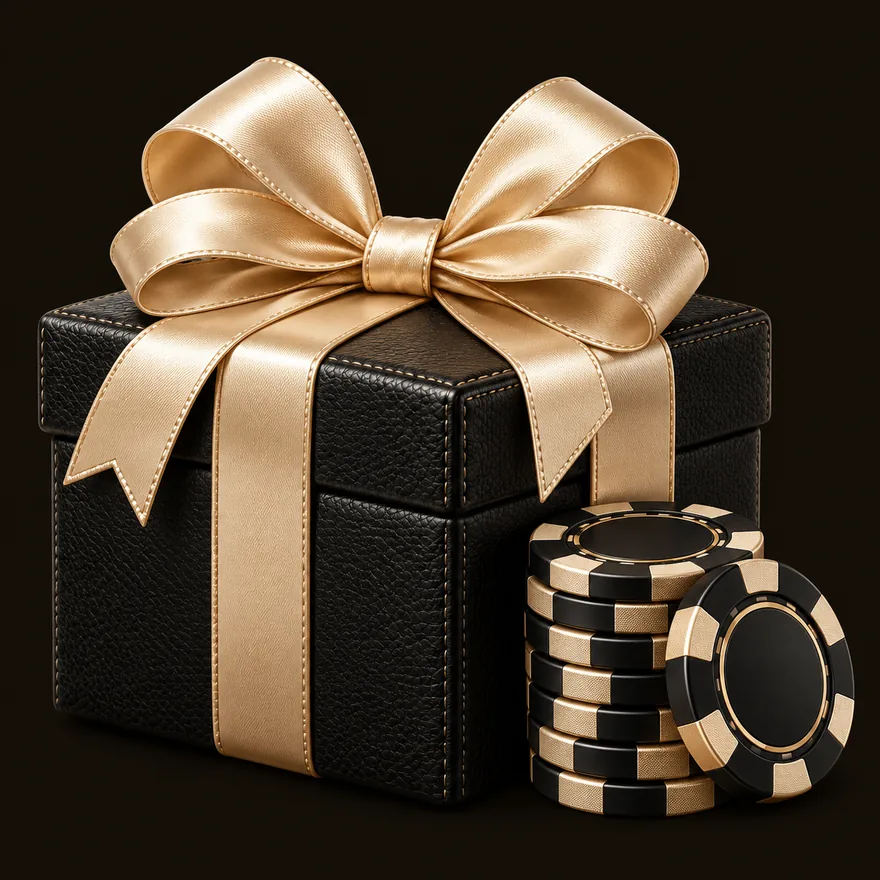 Gift box and chips — Shambala