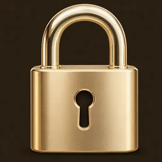 Metal padlock — Shambala