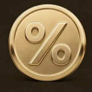 Gold percent coin — Shambala