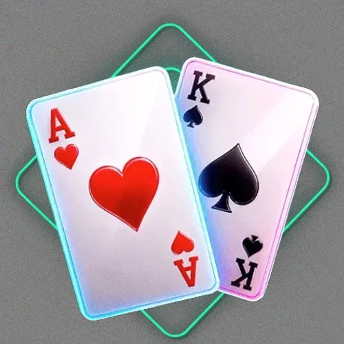 Ace and king playing cards