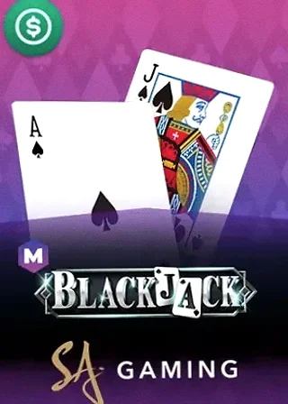 M Blackjack live game cover