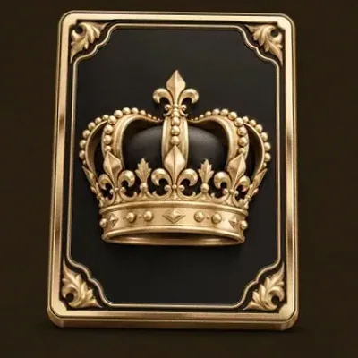 Crown emblem card — Shambala