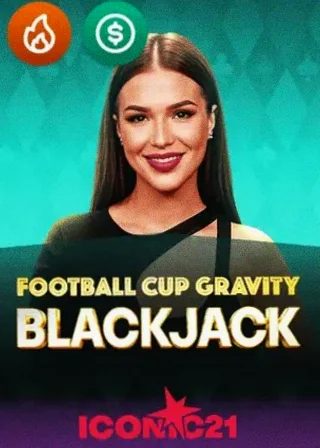 Football Cup Gravity Blackjack live game cover