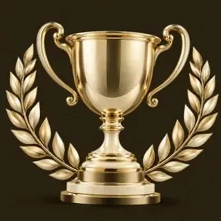 Gold trophy cup — Shambala