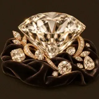 Faceted diamond gemstone — Shambala