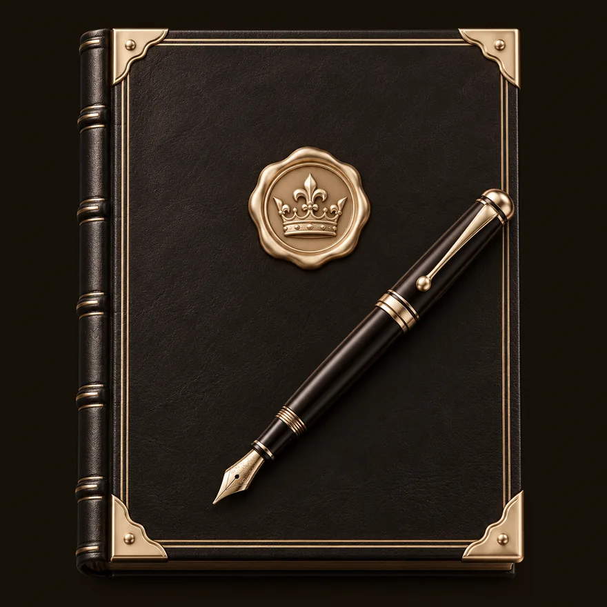Leather casino ledger — Shambala