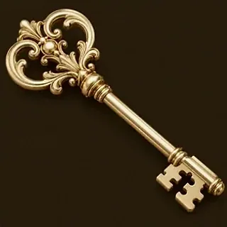 Ornate antique key — Shambala