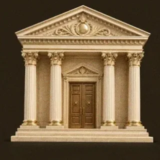 Classical bank building — Shambala
